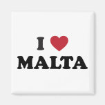 I Love Malta Refrigerator Magnet