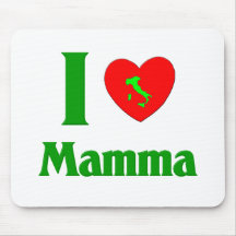 I  Love Mamma Mouse Pad