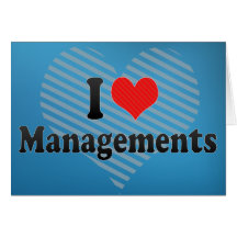 I Love Managements Cards