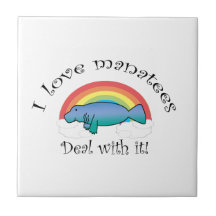 I love manatees deal with it tiles