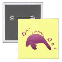 I Love Manatees Pink