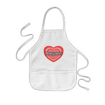I love Margaret. I love you Margaret. Heart Aprons
