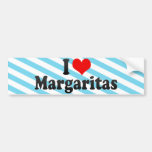 I Love Margaritas Bumper Sticker