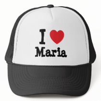 I love Maria heart T-Shirt Hat