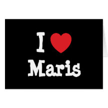 I love Maris heart T-Shirt Greeting Card