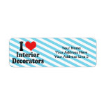I Love Marketing Management Custom Return Address Label