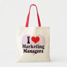 I Love Marketing Managers Tote Bag