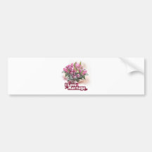I Love Marriage Wedded Bliss Bumper Sticker