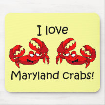 I love maryland crabs! mouse pad