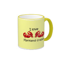 I love maryland crabs! mugs