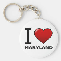 I LOVE MARYLAND KEY CHAINS