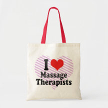 I Love Massage Therapists Canvas Bag