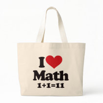 I Love Math! Canvas Bag