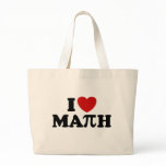 I Love Math bags