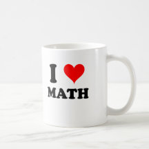 I Love Math Mugs