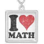 I Love Math Necklace
