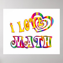 I Love Math Print