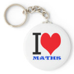 I love maths keychains