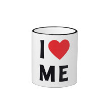 I Love ME Ringer Mug