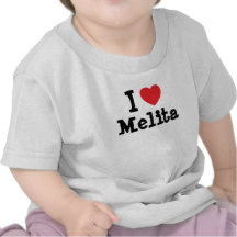 I love Melita heart T-Shirt
