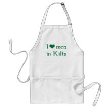 I love men in Kilts Apron