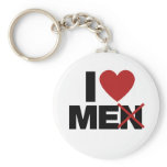 I Love Men Key Chains