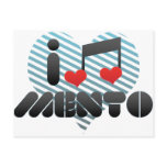 I Love Mento Post Card