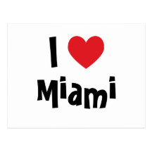 I Love Miami Post Cards