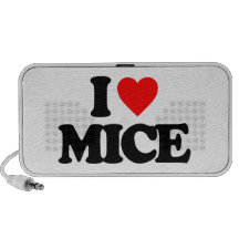 I LOVE MICE NOTEBOOK SPEAKERS