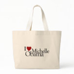 I Love Michelle Obama Canvas Bags