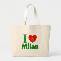 I Love Milan Italy Bag