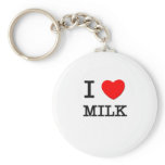 I Love Milk keychains