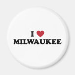 I Love Milwaukee Wisconsin Fridge Magnets