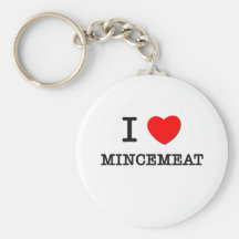 I Love Mincemeat Key Chain