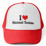 I Love Minimal Techno Trucker Hat