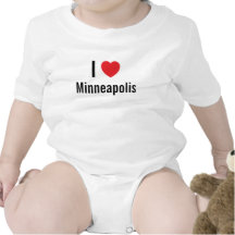 I love Minneapolis Baby Jumper T Shirt