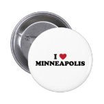 I Love Minneapolis Minnesota Pinback Button