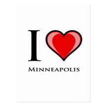 I Love Minneapolis Postcards
