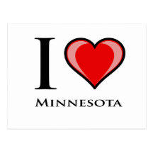 I Love Minnesota Post Cards