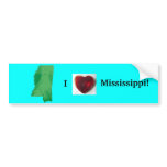 I Love Mississippi! Bumper Stickers