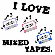 I Love Mixed Tapes Cut Out