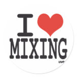 I love mixing round sticker