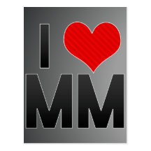 I Love MM Post Card