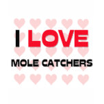 I LOVE MOLE CATCHERS t-shirts