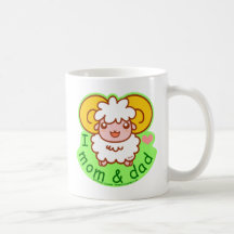 I Love Mom and Dad Mug