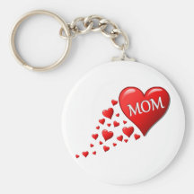 I Love Mom Key Chain