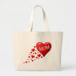 I Love Mom Tote Bags