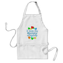 I Love Mommy & Daddy Apron