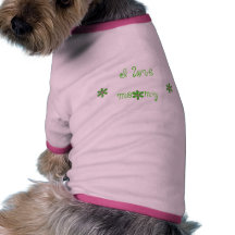 I love mommy (flowers) dog t shirt
