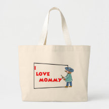 I LOVE MOMMY TOTE BAG